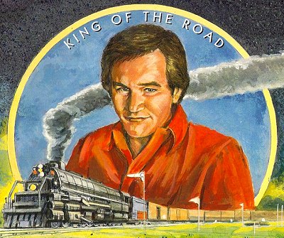 King of the Road, Roger Miller's biggest hit. We borrowed this graphic from an album cover.  Hope y'all don't mind. 